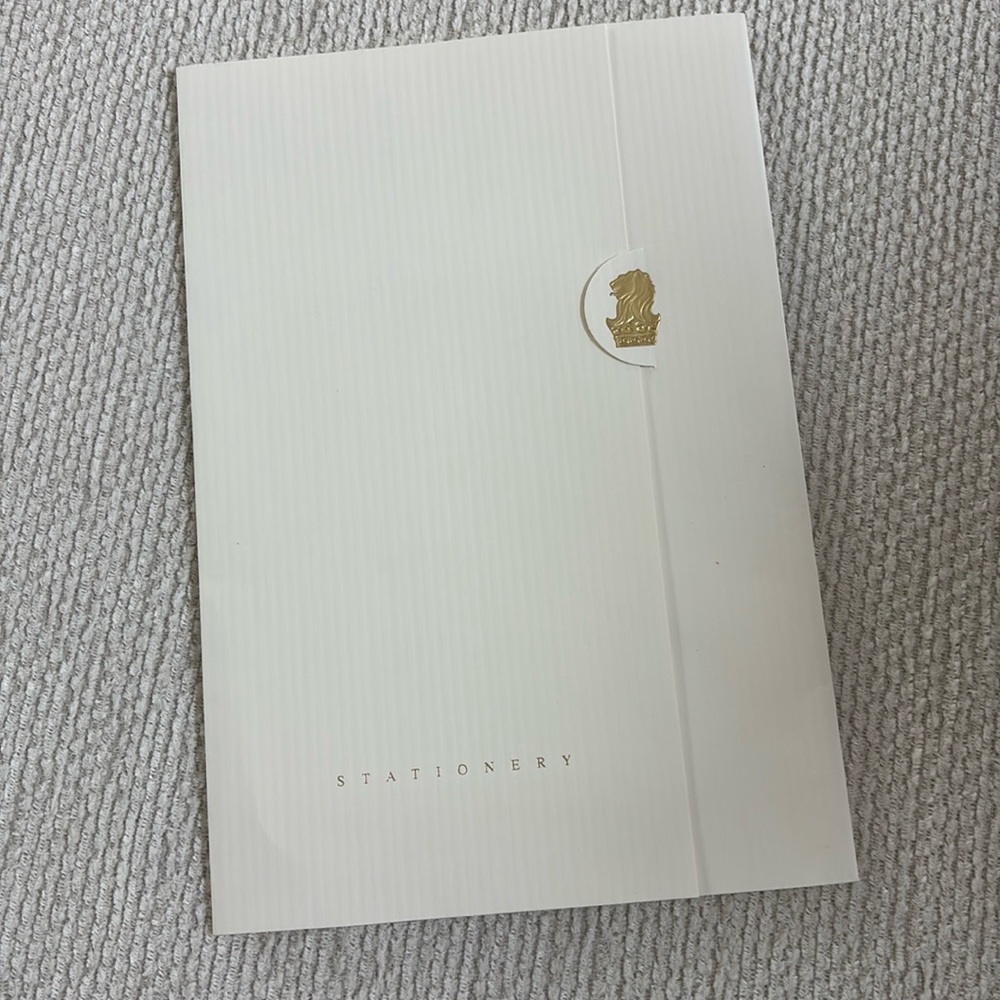 Ritz Carlton Fort Lauderdale beach stationery set